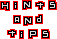 Hints and tips